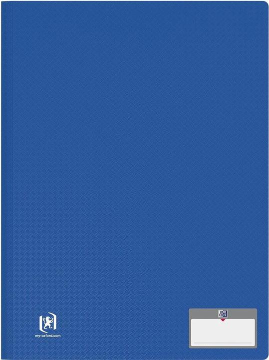 Actual product image Elba Memphis" display book, DIN A4, with 20 pockets, blue PP, with inscription label (A4, 1 x)