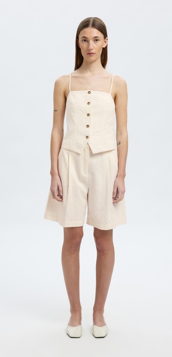 Actual product image Selected Femme Baumwollmix Spaghettiträger-Top (36)