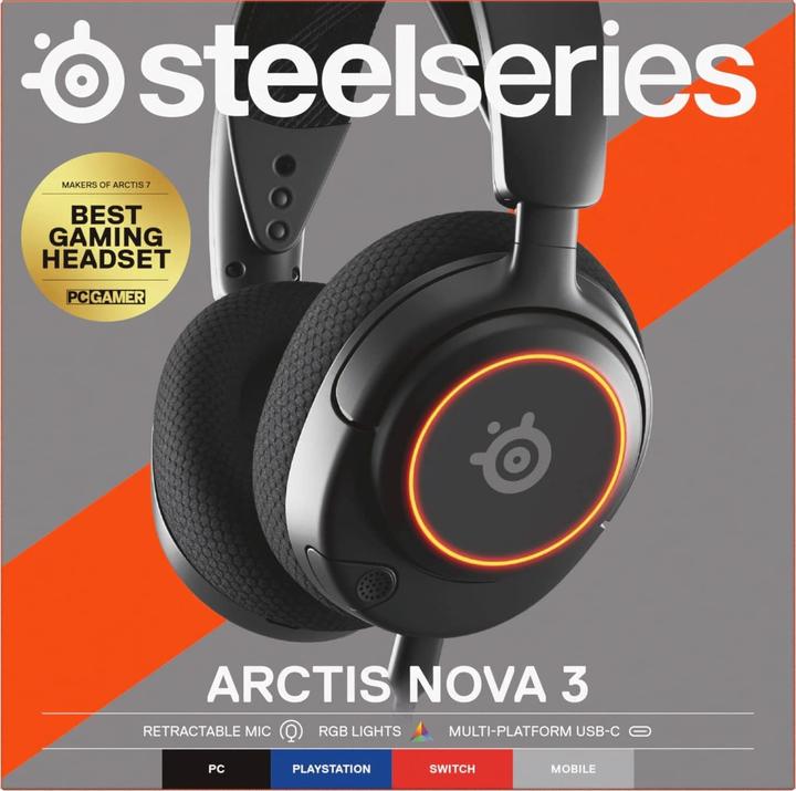Produktbild SteelSeries Arctis Nova 3 (Kabelgebunden)