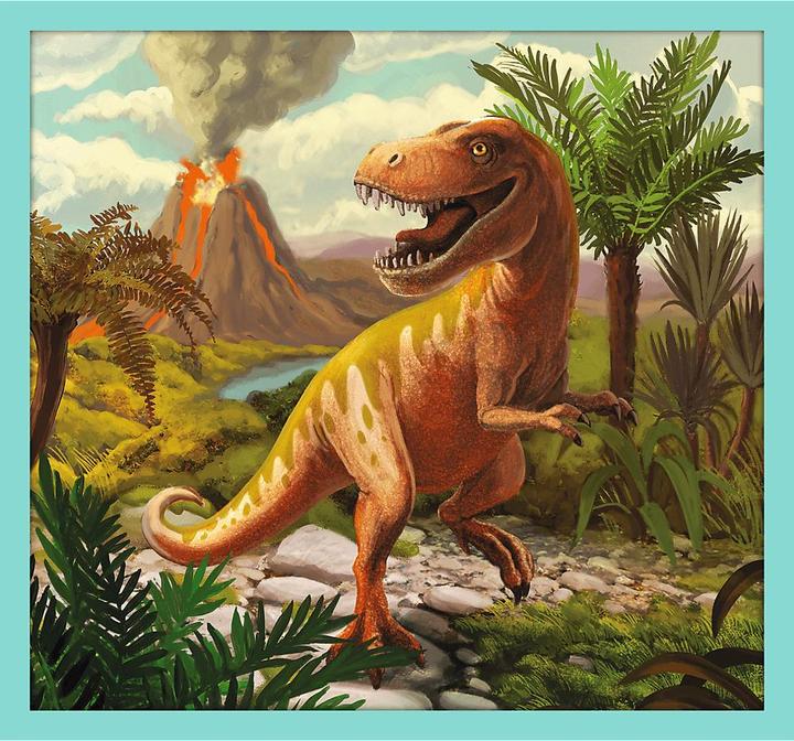 Actual product image Trefl Puzzle 10in1 In the world of dinosaurs 90390 (48 pieces)