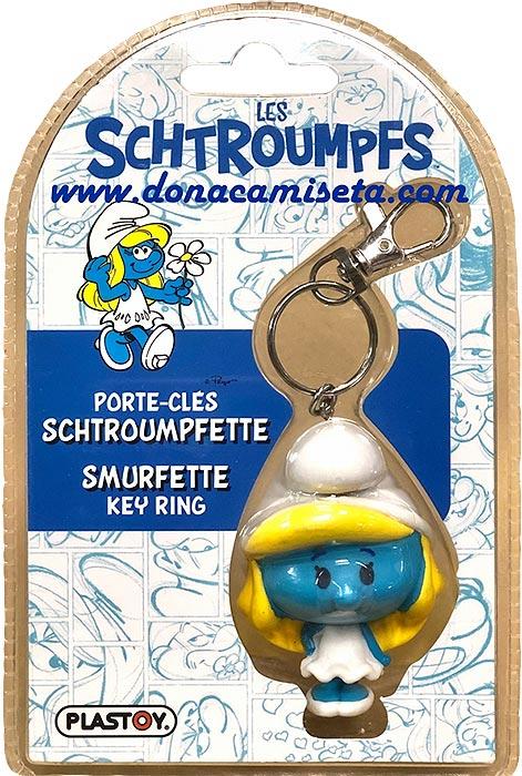 Actual product image Plastoy Porte-Cles Chibi Shtroumpfette