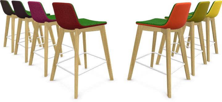 Actual product image Narbutas Twist & Sit Bar Stool