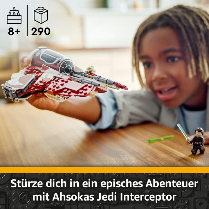 Actual product image LEGO Ahsokas Jedi Interceptor (75401, LEGO Star Wars)