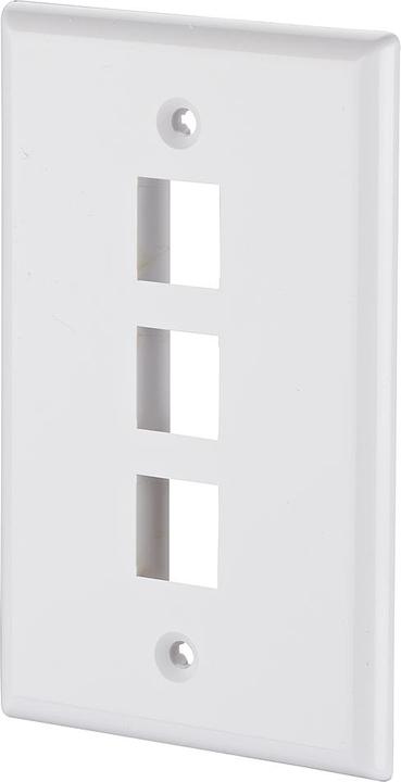 Produktbild Metz Connect Keystone Anschlussdose US-Style 3 Port unbestückt 1309162402KE