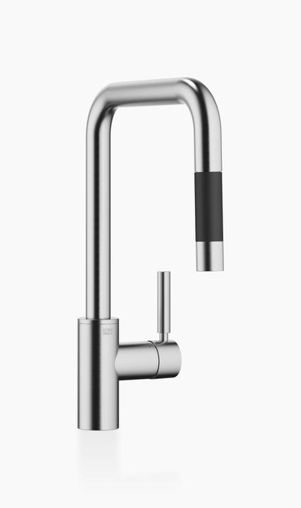 Actual product image Dornbracht META Square kitchen faucet, single lever faucet, pull-down, with shower function, project