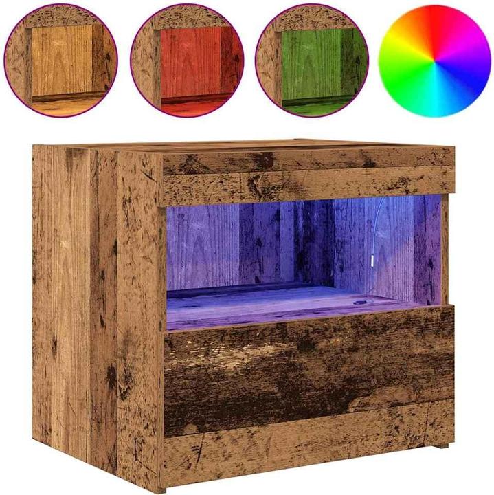 Actual product image vidaXL Bedside table (50 x 40 x 45 cm)