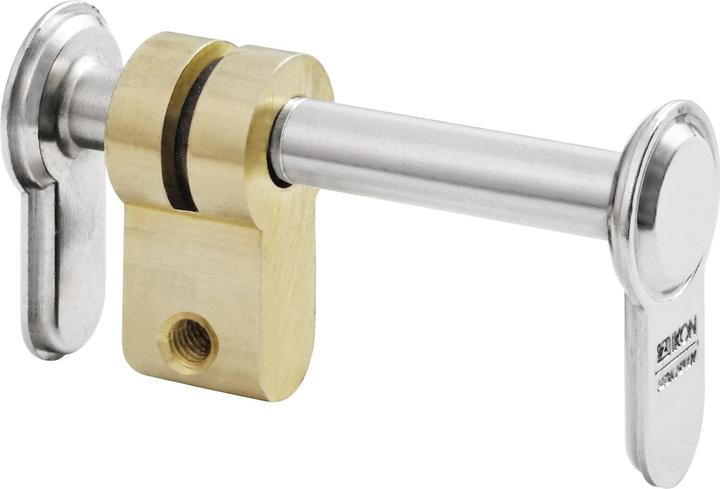 Assa Abloy Dummy cylinder 1539 PZ, nickel-plated matt, adjustable 52-94 mm