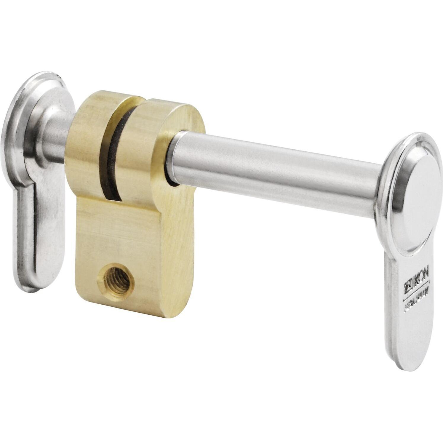 Assa Abloy, Türschloss + Schliesszylinder, Blindzylinder 1539 PZ, vernickelt matt, verstellbar 96-165 mm (Blindzylinder)