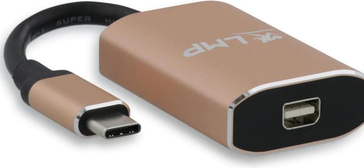 Actual product image LMP Mini Displayport Adapter for MacBooks Gold (Mini DP, 15 cm)