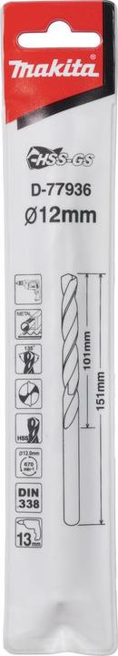 Actual product image Makita D-77936 (12.0 mm)
