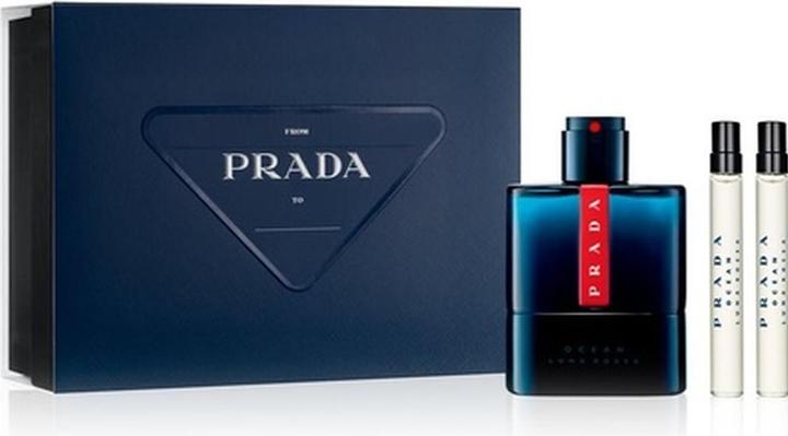 Immagine prodotto Prada Luna Rossa Ocean 100ml Set Eau de Toilette 100ml + 2x Eau de Toilette 10ml (Set di profumi)