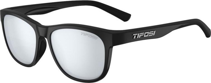 MGA Tifosi -Brille SCHWANK SATIN SCHWARZ (1 Glasrauch hellblau 11,2% Lichtgetriebe) (neu)
