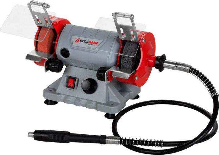 Produktbild Holzmann DSM75SET 230V Tisch-Schleifmaschinen-Set 75 mm 230V (Doppelschleifer, 120 W)