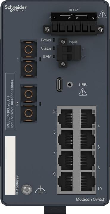 Produktbild Schneider Electric MCSESM103F2CS0H (8 Ports)