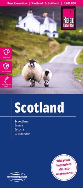 Produktbild World Mapping Project Landkarte Schottland (1:400.000). Scotland / Écosse / Escocia