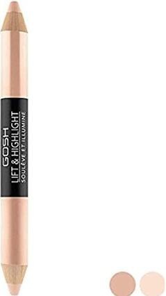 Actual product image Gosh LIFT & HIGHLIGHT multifunctional pen #001-nude 2,98 gr (001 - Nude, Highlighter, 2.98 g)