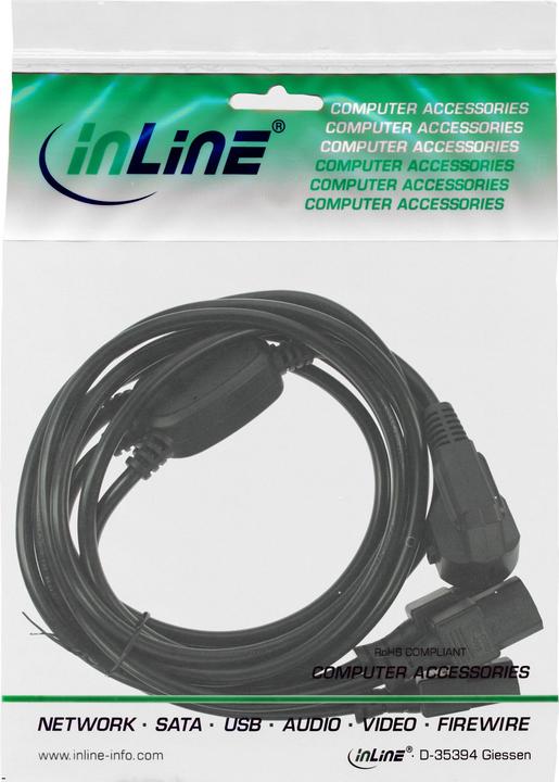Produktbild InLine Netz-Y-Kabel (3 m)