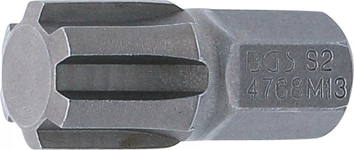 Actual product image BGS Bit 10 mm (3/8") Drive Spline (for RIBE) M13