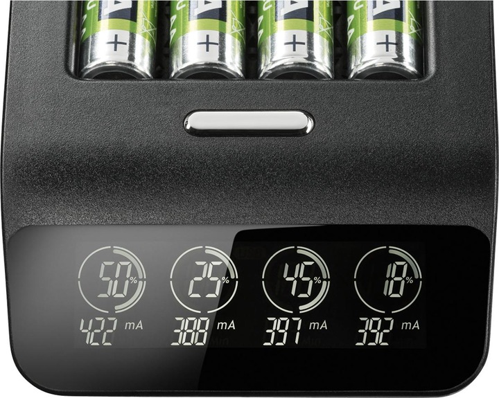 Produktbild Varta LCD Ultra Fast Charger+ (1 Stk., AA, 2100 mAh, Ladegerät inkl. Akku)