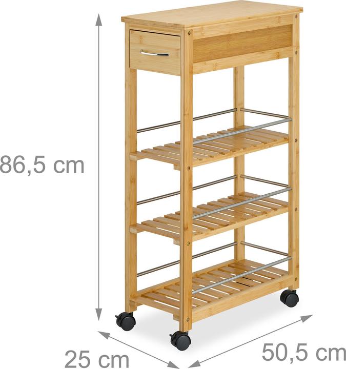 Immagine prodotto Relaxdays Carrello cucina