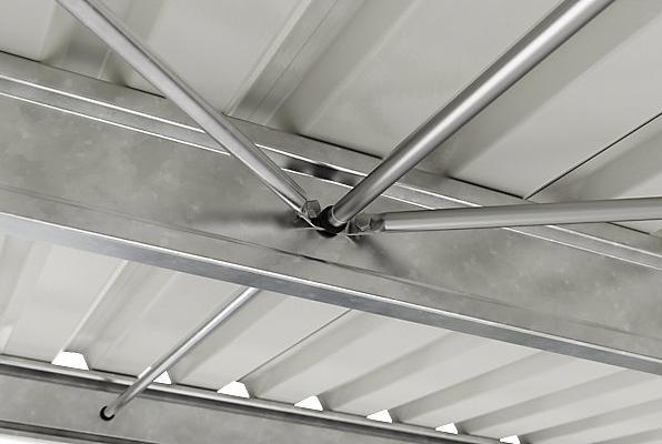 Image du produit kaiserkraft Fahrzeugüberdachung EcoCover für 2 Stellplätze mit Stahldach