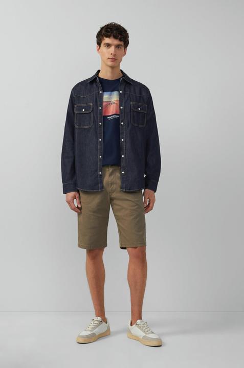 Produktbild S.Oliver Bermuda Baumwoll-Bermuda aus Canvas mit Naht-Details (32)