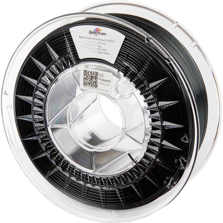 Produktbild Group SPECTRUMG 5903175657602 Filament (PETG, 1.75 mm, 1400 g, Schwarz)