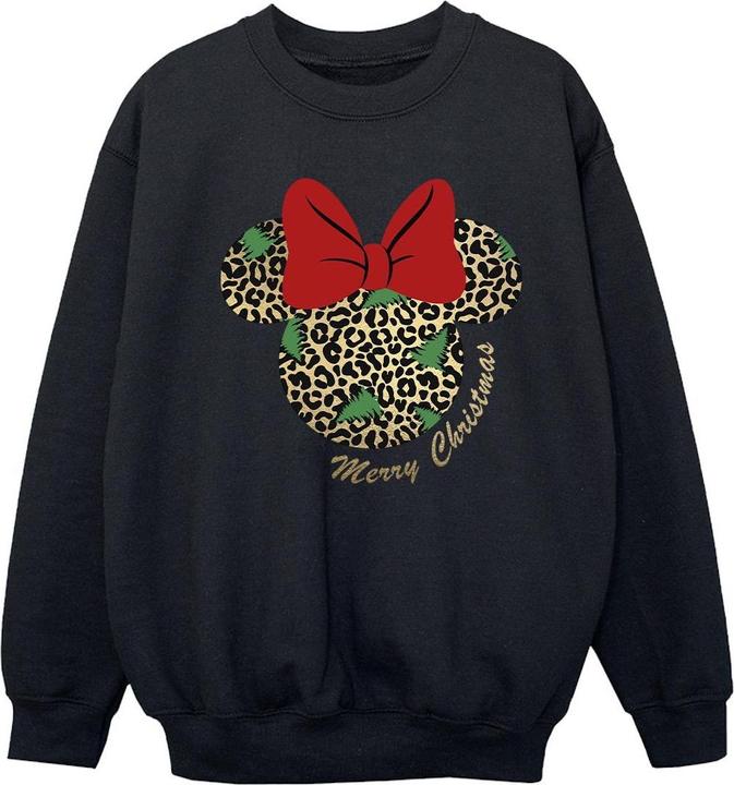 Produktbild Disney Minnie Mouse Leopard Christmas Sweatshirt Mädchen (104)