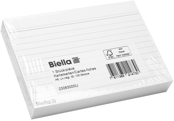 Immagine prodotto Biella 0230630.00 (A6, 200 g/m², 100 x)