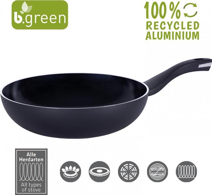 Produktbild Berndes Wok Alu Recycled Induction 28 cm (28 cm, Wok Pfanne, Aluminium)