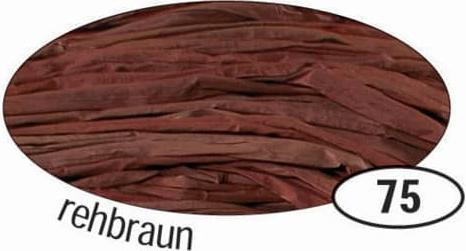 Actual product image Folia Bringmann Natural Bast Raffia 50g Roe Brown (Gift ribbon, 1 x)