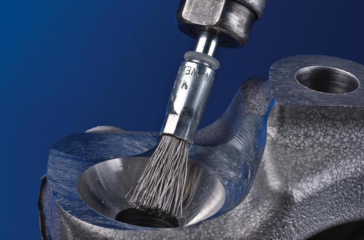 Productafbeelding Pferd Borstel PBU INOX Ø 10 mm draaddikte 0,15 mm roestvrij staal 0,15 mm 20000 min-¹ (0,15 mm)