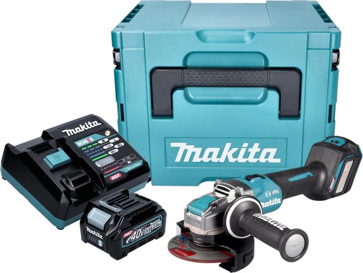 Produktbild Makita GA 041 GD101 Akku Winkelschleifer 40 V max. 125 mm X-LOCK Brushless + 1x Akku 2,5 Ah + (125 mm)
