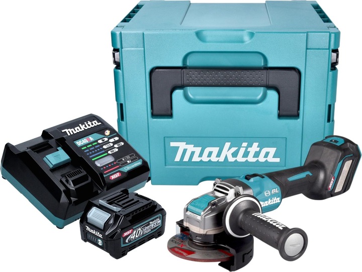 Actual product image Makita GA 041 GD101 Akku Winkelschleifer 40 V max. 125 mm X-LOCK Brushless + 1x Akku 2,5 Ah + (125 mm)
