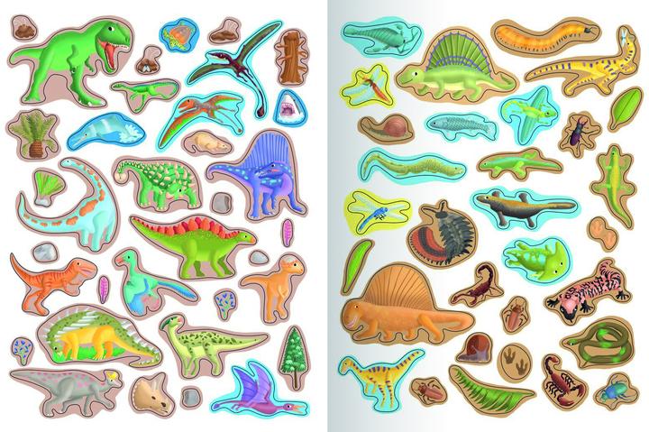 Produktbild Mein grosses Stickerbuch Dinosaurier & Urzeit