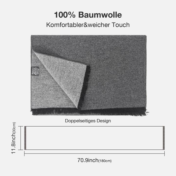 Produktbild Only-Bags.Store Herbst Baumwolle Plaid Schal- Winter Warm Langer Schal