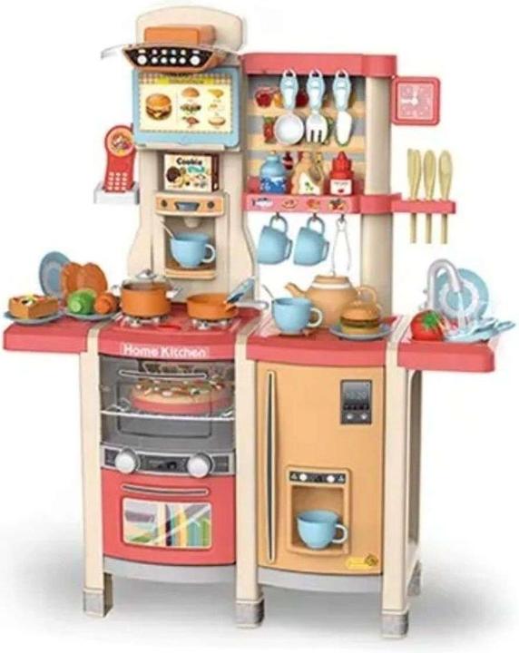 Coemo Kinderküche Susi Blau mit 65-teiligem Zubehör