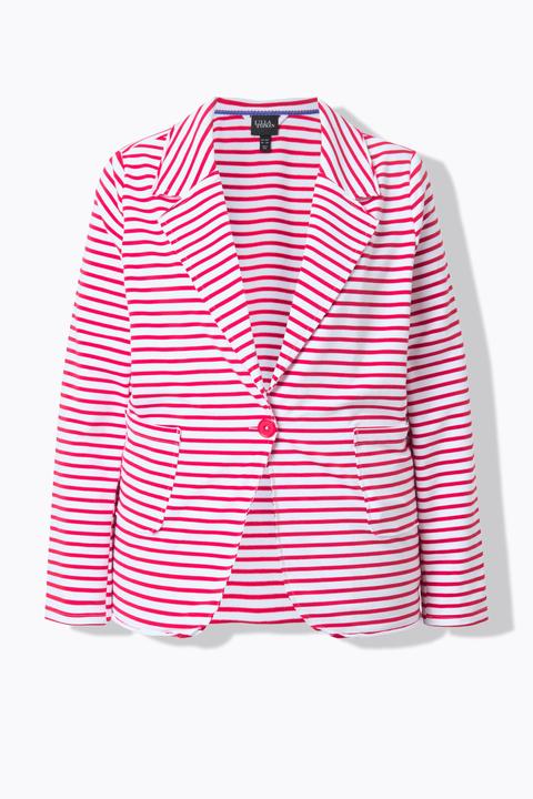 Actual product image Ulla Popken Striped Jersey Blazer (42, 44)