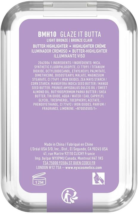 Actual product image NYX Professional Make-Up Nyx Highlight Contour (10, glaze it butta, Highlighter, 5 ml)