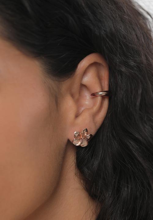 Image du produit Elli Boucles d'oreilles Fleur de frangipane Fleur 925 argent (Argent sterling 925)