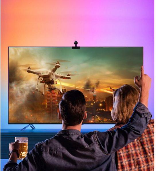 Image du produit Govee Dreamview TV Strip Lights pour téléviseurs 55"- 65 (RGBIC, 440 cm, Intérieur)