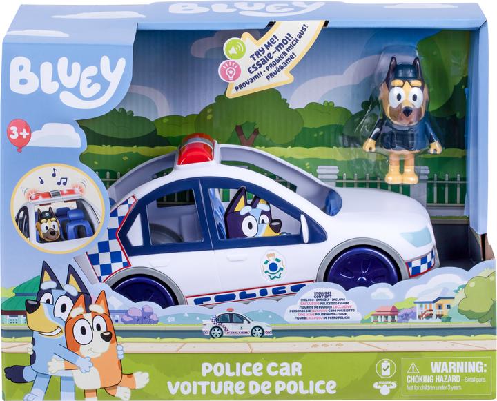 Actual product image Bluey - Police Car with Lights and Sound(90451)