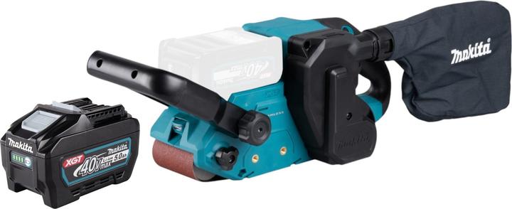 Produktbild Makita BS 001 GT1 Akku Bandschleifer 40 V max. 76 x 533 mm Brushless + 1x Akku 5,0 Ah - ohne (Bandschleifer)