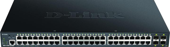Immagine prodotto D-Link Switch Gigabit DGS-1250-52XMP PoE 52 porte Smart Managed PoE+ 4x 10G (52 Porti)