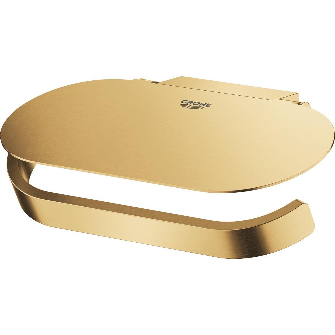 Grohe, Toilettenpapierhalter, Toilettenpapierhalter SELECTION mit Deckel cool sunrise gebürstet