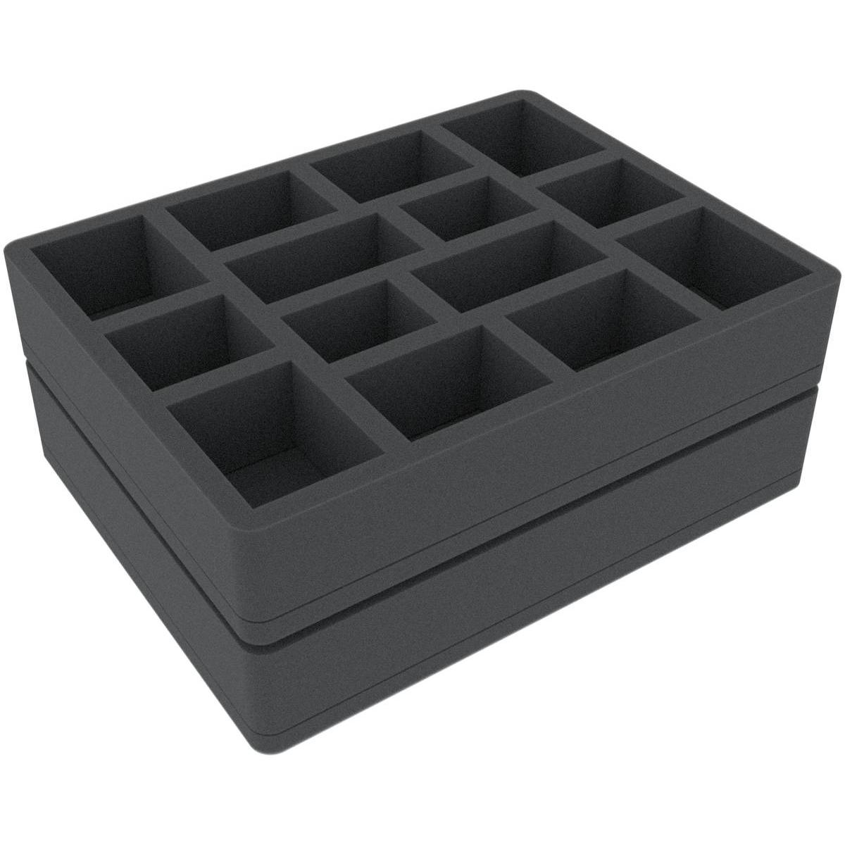 Feldherr CR03SET - Set di schiuma per la valigetta da battaglia Citadel - 28 miniature (Schiuma solida)