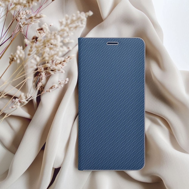 Produktbild OEM Book case LUNA Book Carbon for SAMSUNG A16 5G blue (Samsung Galaxy A16 5G)