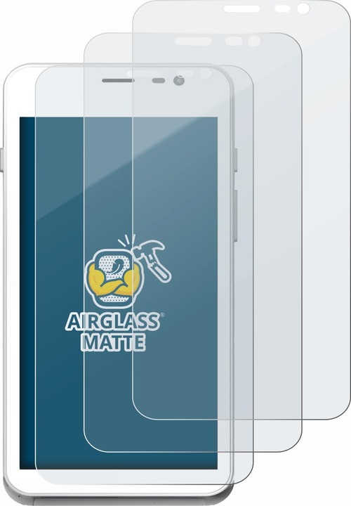 Actual product image BROTECT AirGlass Glass Matte (3 Piece, Oppo A77s)