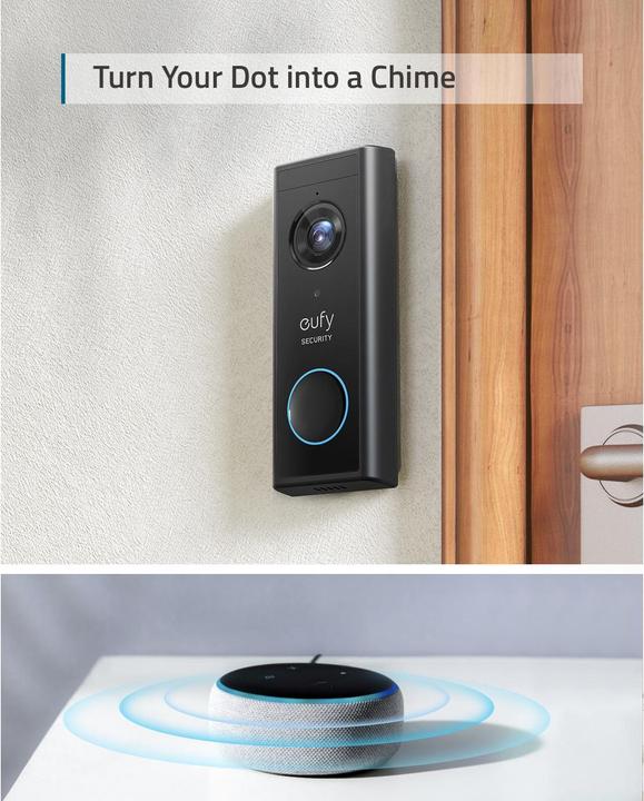 Actual product image eufy 2K Video Doorbell (Add on only) (Wireless)