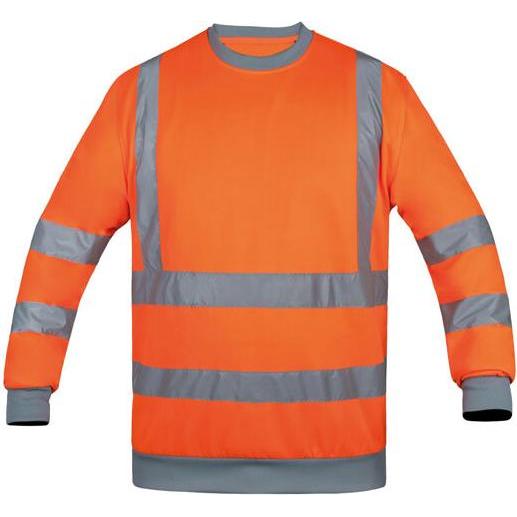 Korntex, Pullover, Hi-Vis Sweatshirt, Orange, (3XL)